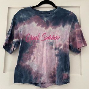 TAYLOR SWIFT Cruel Summer Tie-Dye Crop